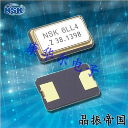 NSK晶振,贴片晶振,NXC-63-AP2-SEAM晶振,金属面两脚无源贴片晶振