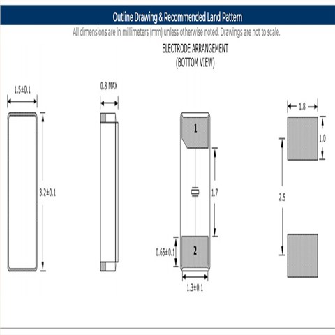 松图3215mm谐振器,SWS31212D48-32.768K,数字游戏机晶体