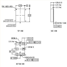 瑞萨进口晶振,XTP332204.800000I,204.8 MHz晶振,进口石英振荡器