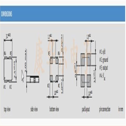 JAUCH晶振,O-25.0-JO32-B-1V3-1-T1-LF,3225贴片晶振,25MHz,JO32有源晶振