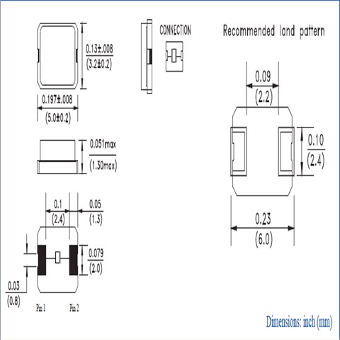 ABM3-25.000MHZ-D2Y-T,5032无源晶振,Abracon陶瓷晶振