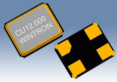 Wintron的WCU系列WCU-3215B10-12.5-EXT-032.768KHz晶体单元