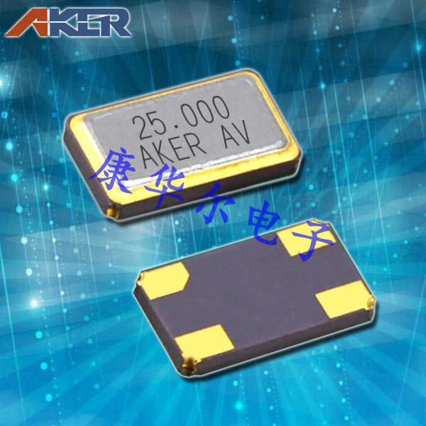 AKER晶振,贴片晶振,CXAN-431晶振,金属面封装四脚贴片晶振
